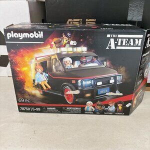 BRAND NEW assembled toy, with box; playmobil A team